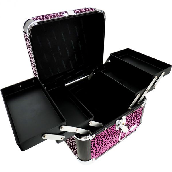 MALETA ONÇA PINK JACKI DESIGN(ABERTA)