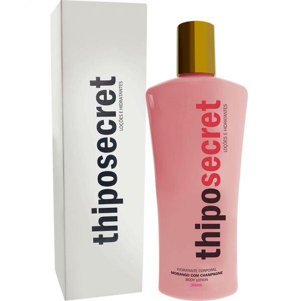 HIDRATANTE THIPOSECRET MORANGO COM CHAMPAGNE